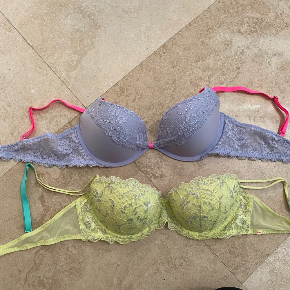 2 Victoria Secret Bras size 36B